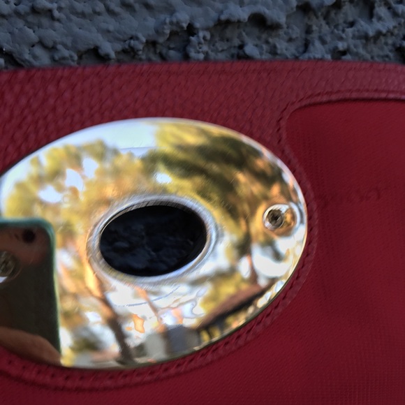 Coach crossbody bag red gold hardware - Picture 4 of 16